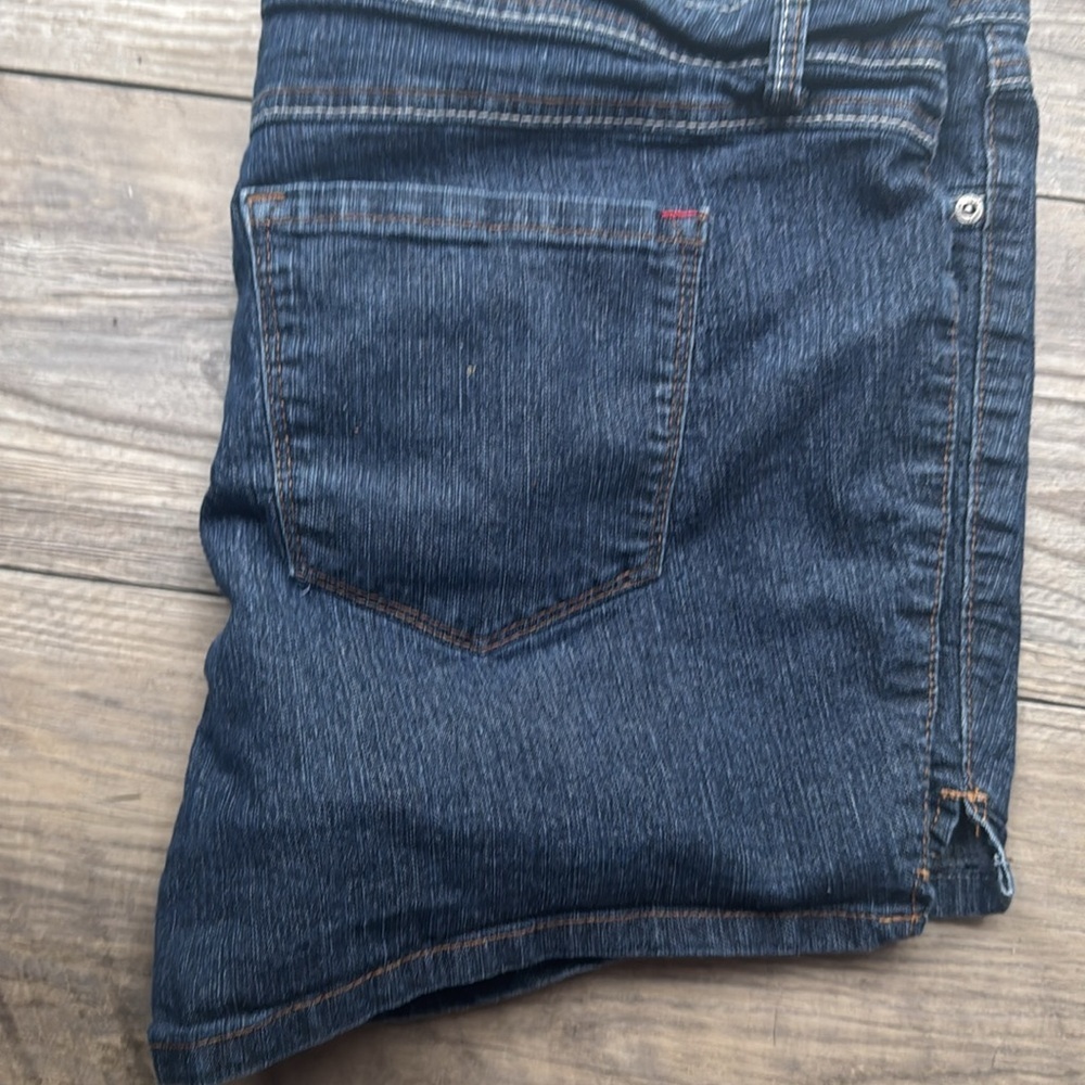 Dots Denim Blue Jean Women's Shorts 20 - Picture 2 of 2